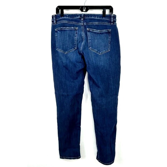 LOFT Curvy Skinny Mid Rise Women Jeans Size 10 30 Blue Slim Stretch Denim Jeans - Picture 8 of 12